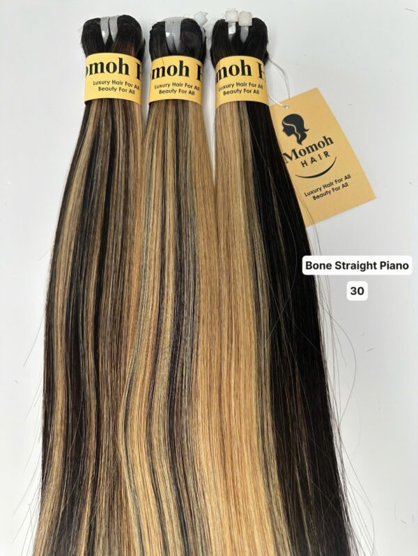 Bone Straight Piano 30"